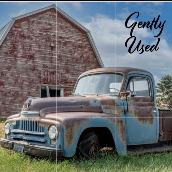 Vintage Imari Style Charger Plate 12” Japan Gold Blue Floral Decor - Picture 11 of 11